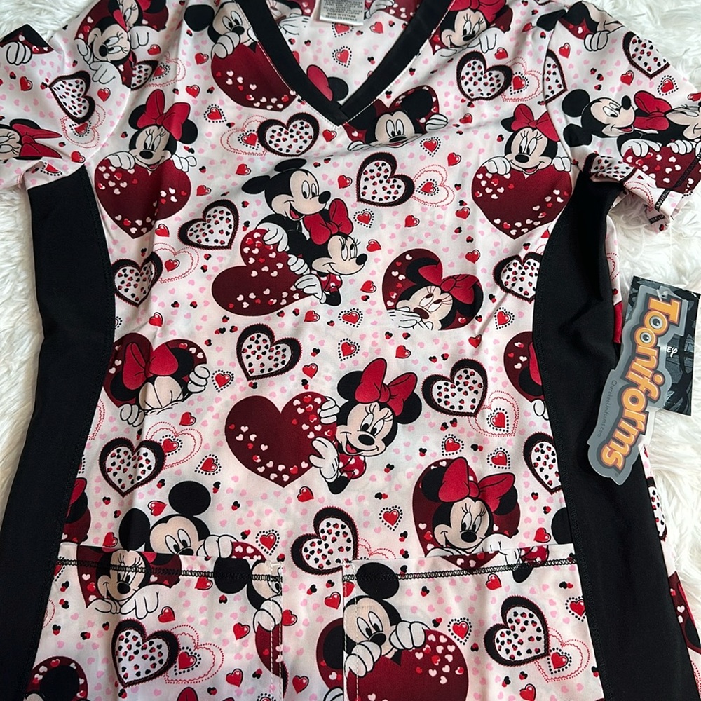 Cherokee Uniforms Scrub Disney Mickey & Minnie Size XXS